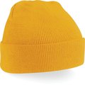 Gorro borde vuelto Mustard