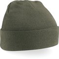 Gorro borde vuelto Olive Green