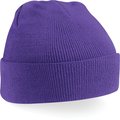 Gorro borde vuelto Purple