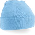 Gorro borde vuelto Sky Blue