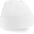 Gorro borde vuelto White