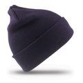 Gorro con bordes doblados Doble grosor Navy