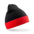 Gorro clásico reciclado quick dry Black / Red