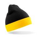 Gorro clásico reciclado quick dry Black / Yellow