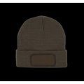 Gorro dobladillo con Parche Dark Khaki