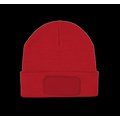 Gorro dobladillo con Parche Red