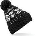 Gorro de estrellas con pompón Black / White