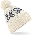 Gorro de estrellas con pompón Blanco