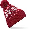 Gorro de estrellas con pompón Classic Red / White