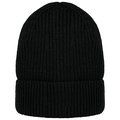 Gorro de lana merina unisex Black