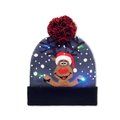 Gorro Navideño 6LED Azul