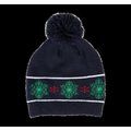 Gorro navideño con pompón Night Navy