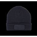 Gorro con parche y forro polar Navy