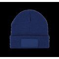 Gorro con parche y forro polar Royal Blue