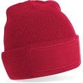 Gorro con parche frontal Rojo