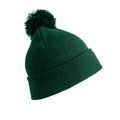 Gorro pompón con borde doblado Bottle