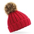 Gorro con Pompón Extraíble Rojo