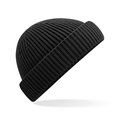 Gorro punto acanalado Black