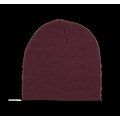 Gorro de punto fino reciclado Dark Cherry