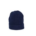 Gorro de punto con lana Azul