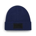 Gorro de punto con parche Azul