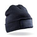 Gorro punto con Parche frontal Navy