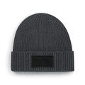 Gorro de punto con parche Graphite Grey / Black