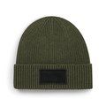 Gorro de punto con parche Military Green / Black