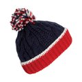 Gorro de punto y pompom