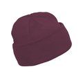 Gorro de punto unisex Burgundy