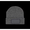 Gorro reciclado con parche Grey Heather