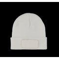 Gorro reciclado con parche White