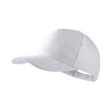 Gorra 5 paneles algodón peinado con visera acolchada Bla