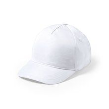 Gorra 5 paneles niño en microfibra/poliéster Bla