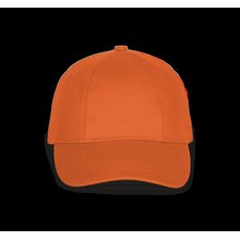 Gorra 6 paneles algodón Naranja