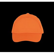 Gorra 7 paneles ajustable Naranja