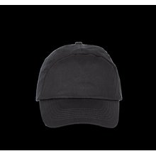 Gorra 7 paneles ajustable Negro