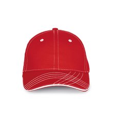 Gorra ajustable Rojo / Blanco