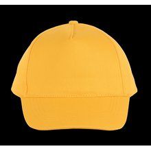 Gorra ajustable mediante tira autoadhesiva Amarillo