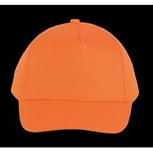 Gorra ajustable mediante tira autoadhesiva Naranja