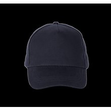 Gorra de algodón grueso con 5 paneles Azul