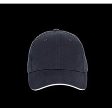 Gorra de algodón orgánico con cierre ajustable Azul