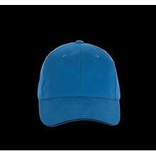 Gorra de algodón orgánico con cierre ajustable Azul