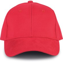 Gorra de algodón Rojo