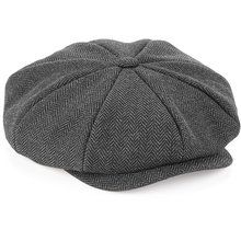 Gorra Baker boy Charcoal Herringbone S/M