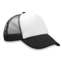 Gorra baseball de rejilla Negro