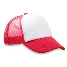 Gorra beisbol de rejilla Rojo