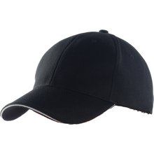 Gorra deportiva con cierre ajustable Black / Grey