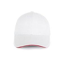 Gorra deportiva con cierre ajustable Blanco
