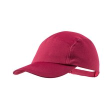 Gorra deportiva con protección solar en material refrigerante Roj